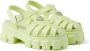 Prada Monolith 55mm sandalen met plateauzool Groen - Thumbnail 2