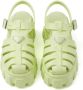 Prada Monolith 55mm sandalen met plateauzool Groen - Thumbnail 4