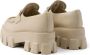 Prada Monolith leren loafers Beige - Thumbnail 2