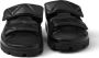 Prada Gevoerde slippers met logo Zwart - Thumbnail 4