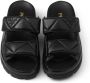 Prada Gewatteerde leren sandalen Zwart - Thumbnail 5