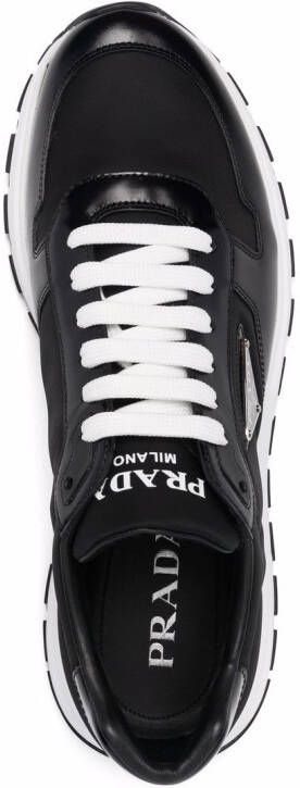 Prada Re-Nylon low-top sneakers Zwart