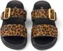 Prada Sandalen met dierenprint Bruin - Thumbnail 4