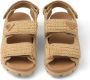 Prada Sandalen met logoplakkaat Beige - Thumbnail 4