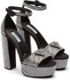 Prada Sandalen met plateauzool Zwart - Thumbnail 2