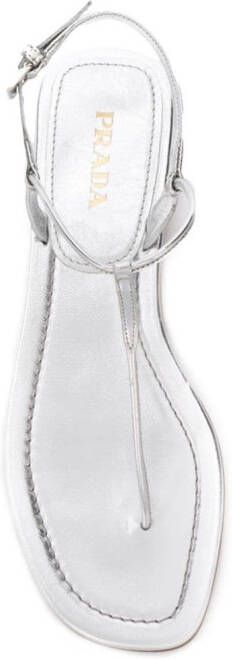 Prada Sandalen Zilver