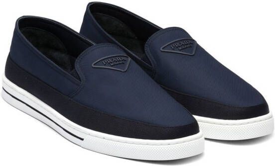 Prada Slip-on sneakers Blauw