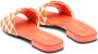 Prada Slippers met logoplakkaat Oranje - Thumbnail 3