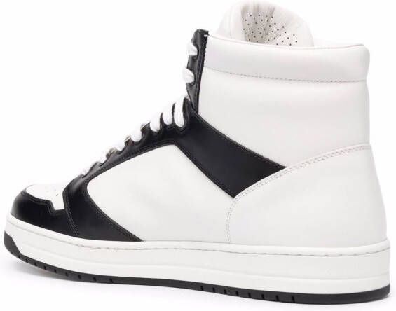 Prada Sneakers met contrasterende afwerking Wit