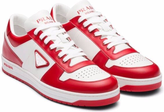 Prada Sneakers met logopatch Wit