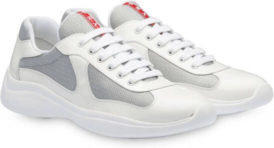 Prada America's Cup low-top sneakers Wit