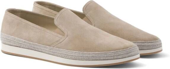 Prada Suède espadrilles Beige