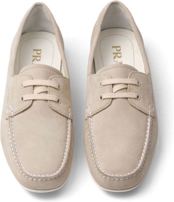 Prada Suède loafers Beige