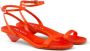 Prada Satijnen sandalen Oranje - Thumbnail 2