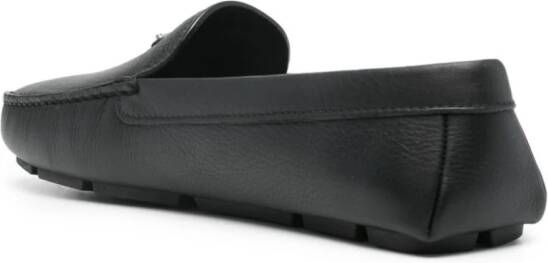 Prada Leren loafers Zwart