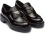 Prada Loafers met schakelketting Zwart - Thumbnail 2