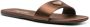 Prada Satijnen slippers met logo Bruin - Thumbnail 2