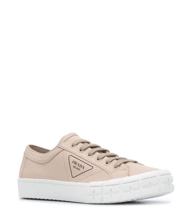 Prada Wheel low-top sneakers Beige