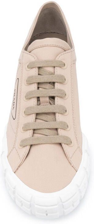 Prada Wheel low-top sneakers Beige