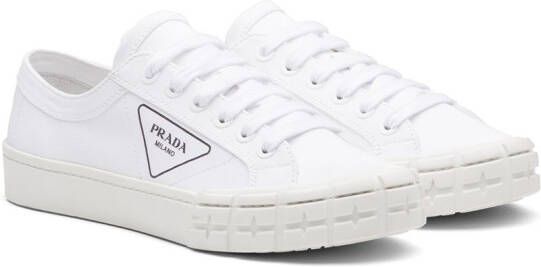 Prada Wheel low-top sneakers Wit