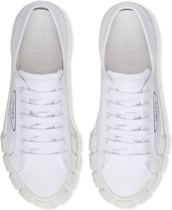 Prada Wheel low-top sneakers Wit