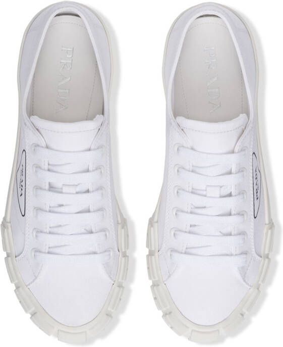 Prada Wheel low-top sneakers Wit