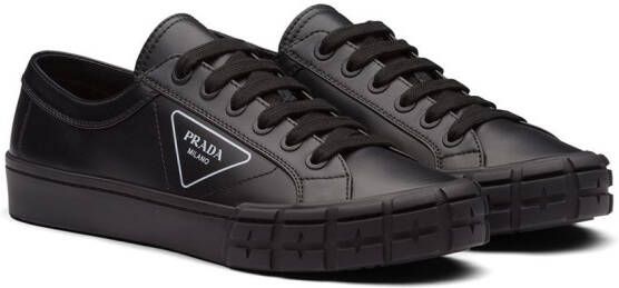 Prada Wheel sneakers Zwart