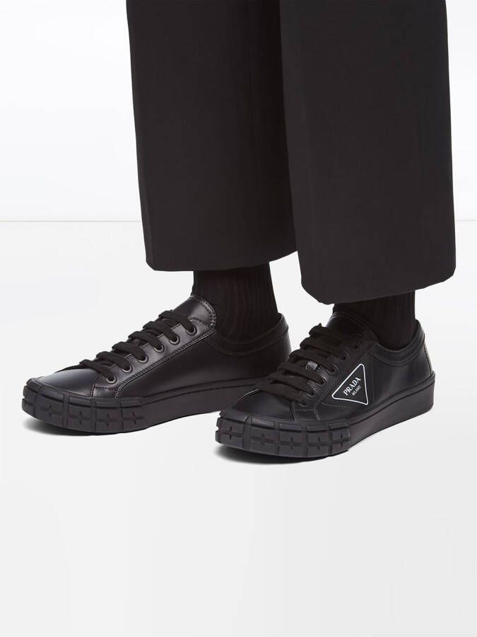 Prada Wheel sneakers Zwart