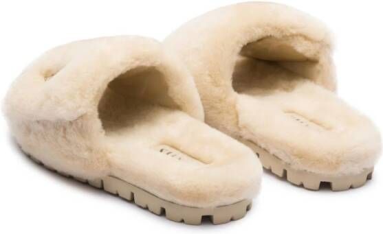 Prada Wollen slippers Beige