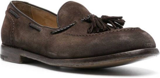 Premiata 32056 suède loafers Bruin