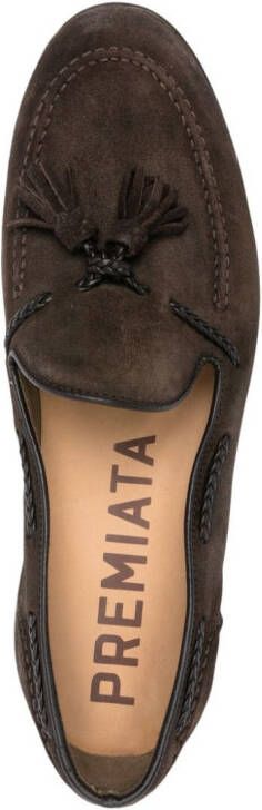 Premiata 32056 suède loafers Bruin