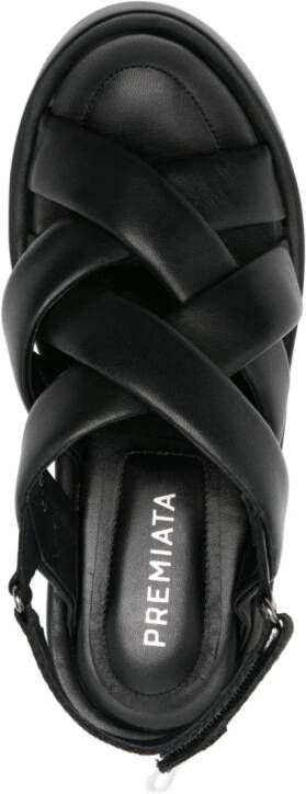 Premiata Leren sandalen Zwart