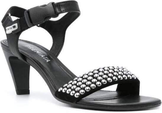 Premiata 65mm sandalen verfraaid met studs Zwart