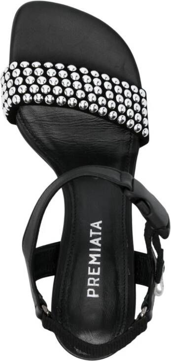 Premiata 65mm sandalen verfraaid met studs Zwart