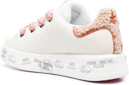 Premiata Belle leren sneakers Beige