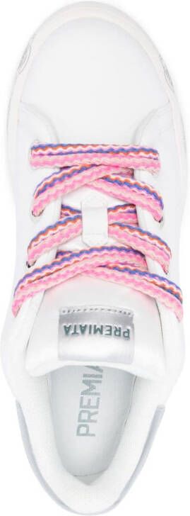 Premiata Belle leren sneakers Wit