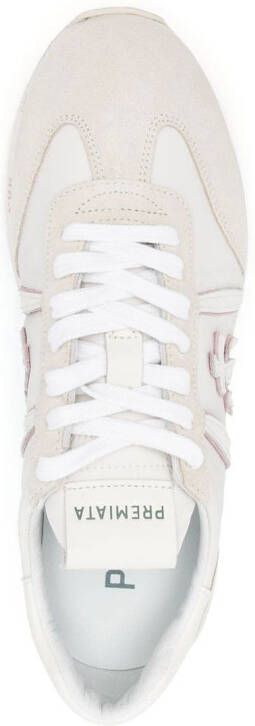Premiata Beth sneakers met plateauzool Beige