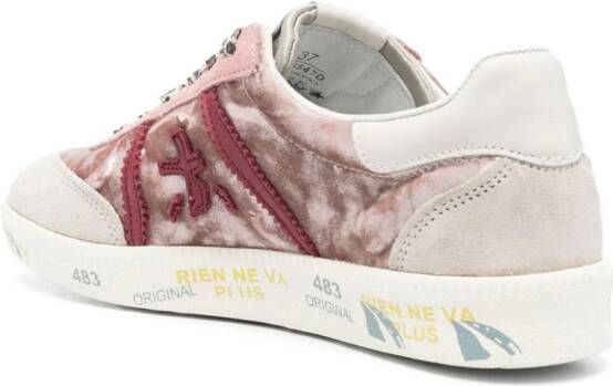 Premiata Bonnie sneakers met marmer-effect Roze