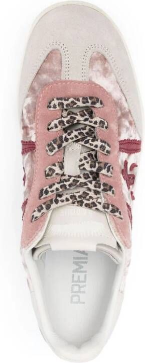 Premiata Bonnie sneakers met marmer-effect Roze