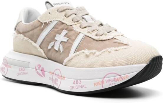 Premiata Cassie 6722 canvas sneakers Beige