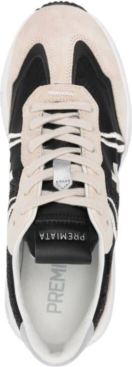 Premiata Cassie sneakers verfraaid met pailletten Zwart