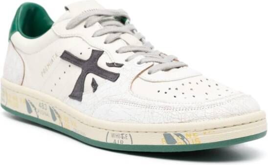 Premiata Clay low-top leren sneakers Wit