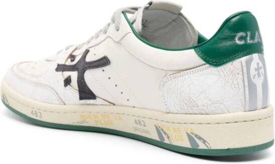 Premiata Clay low-top leren sneakers Wit