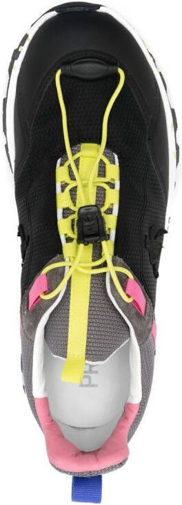 Premiata Crossd sneakers met colourblocking Zwart