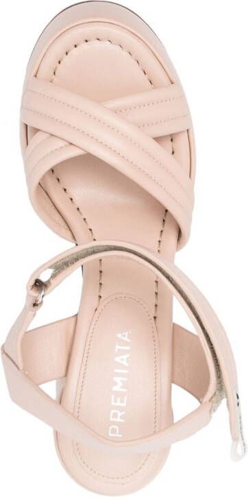 Premiata Sandalen met gekruiste bandjes Beige