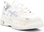 Premiata Drake sneakers met logopatch Beige - Thumbnail 2