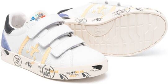 Premiata Kids Sneakers met klittenband Wit