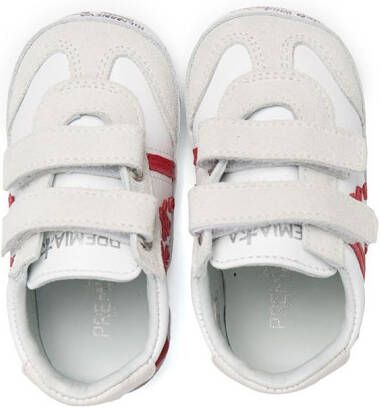 Premiata Kids Baby-BV sneakers met klittenband Wit