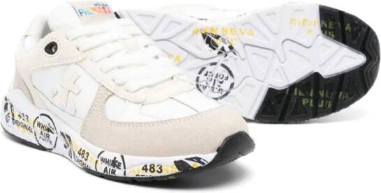 Premiata Kids Robin sneakers met vlakken Beige