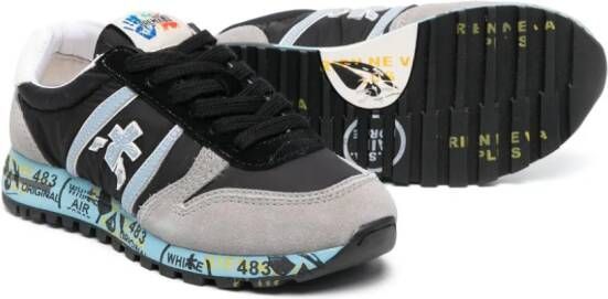 Premiata Kids Sky leren sneakers Zwart